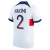 Original Fußballtrikot Paris Saint-Germain Hakimi 2 Auswärtstrikot 2023-24 Für Herren